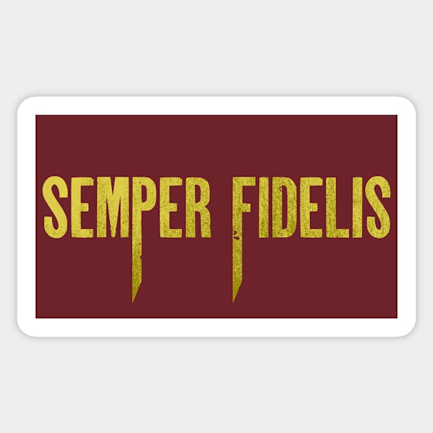 Semper Fidelis Sticker by Crossroads Digital